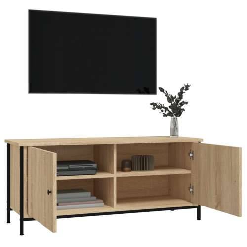 TV ormarić s vratima boja hrasta 102x35x45 cm konstruirano drvo - sonoma hrast 1 102 cm Cijena