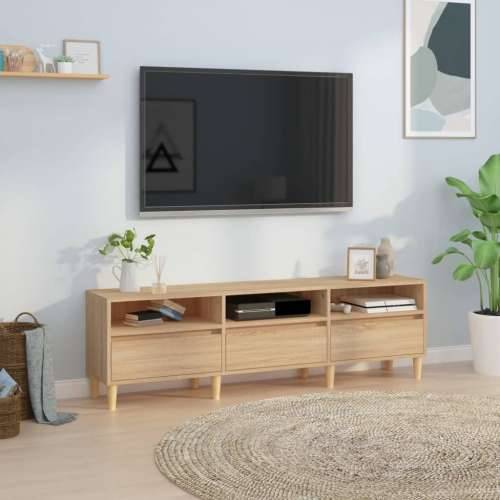 TV ormarić boja hrasta sonome 150x30x44,5 cm konstruirano drvo - sonoma hrast 1 150 cm 30 cm Cijena