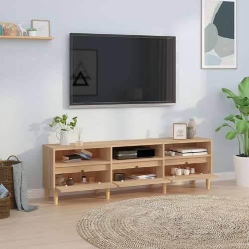 TV ormarić boja hrasta sonome 150x30x44,5 cm konstruirano drvo - sonoma hrast 1 150 cm 30 cm Cijena