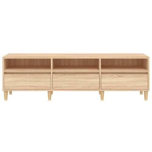 TV ormarić boja hrasta sonome 150x30x44,5 cm konstruirano drvo - sonoma hrast 1 150 cm 30 cm Cijena