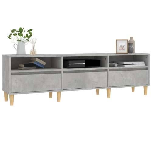 TV ormarić boja betona 150x30x44,5 cm od konstruiranog drva - Beton siva 1 150 cm 30 cm Cijena