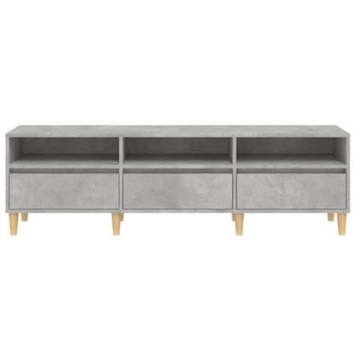 TV ormarić boja betona 150x30x44,5 cm od konstruiranog drva - Beton siva 1 150 cm 30 cm Cijena