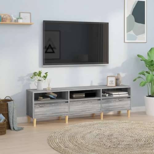 TV ormarić boja hrasta sonome 150x30x44,5 cm konstruirano drvo - Sivi hrast sonoma 1 150 cm 30 cm Cijena