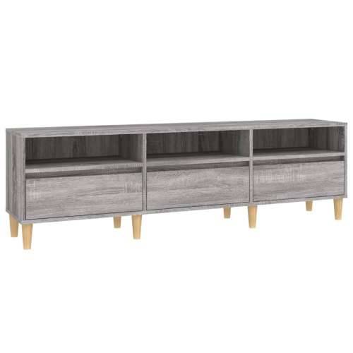 TV ormarić boja hrasta sonome 150x30x44,5 cm konstruirano drvo - Sivi hrast sonoma 1 150 cm 30 cm Cijena