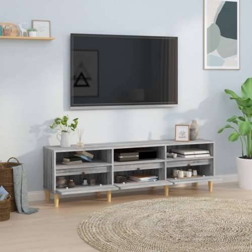 TV ormarić boja hrasta sonome 150x30x44,5 cm konstruirano drvo - Sivi hrast sonoma 1 150 cm 30 cm Cijena
