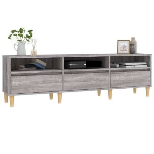 TV ormarić boja hrasta sonome 150x30x44,5 cm konstruirano drvo - Sivi hrast sonoma 1 150 cm 30 cm Cijena