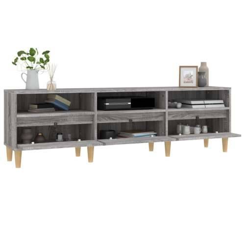 TV ormarić boja hrasta sonome 150x30x44,5 cm konstruirano drvo - Sivi hrast sonoma 1 150 cm 30 cm Cijena