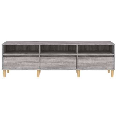 TV ormarić boja hrasta sonome 150x30x44,5 cm konstruirano drvo - Sivi hrast sonoma 1 150 cm 30 cm Cijena