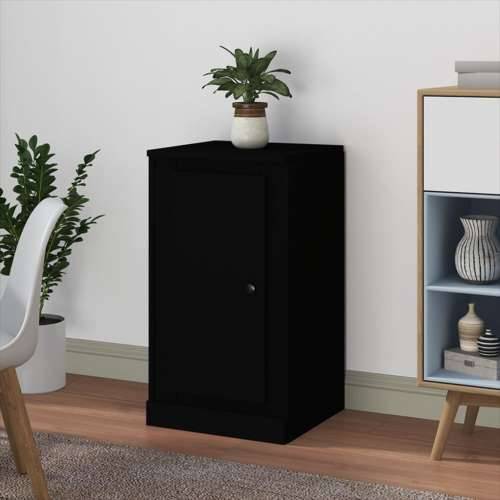 Komoda crna 37,5 x 35,5 x 67,5 cm od konstruiranog drva - Crna 1 Cijena