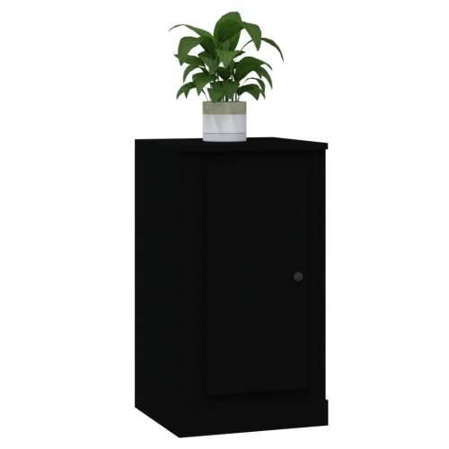 Komoda crna 37,5 x 35,5 x 67,5 cm od konstruiranog drva - Crna 1 Cijena