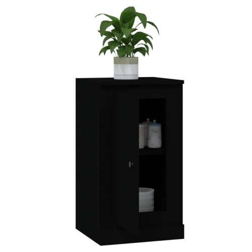Komoda crna 37,5 x 35,5 x 67,5 cm od konstruiranog drva - Crna 1 Cijena