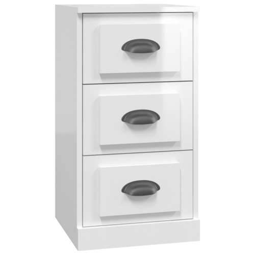 Komoda sjajna bijela 36 x 35,5 x 67,5 cm od konstruiranog drva - Visoko sjajno bijela 1 Cijena