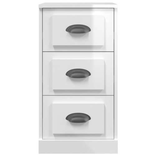 Komoda sjajna bijela 36 x 35,5 x 67,5 cm od konstruiranog drva - Visoko sjajno bijela 1 Cijena