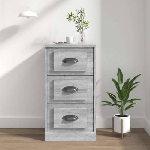 Komoda boja hrasta sonome 36x35,5x67,5 cm od konstruiranog drva - Sivi hrast sonoma 1 Cijena