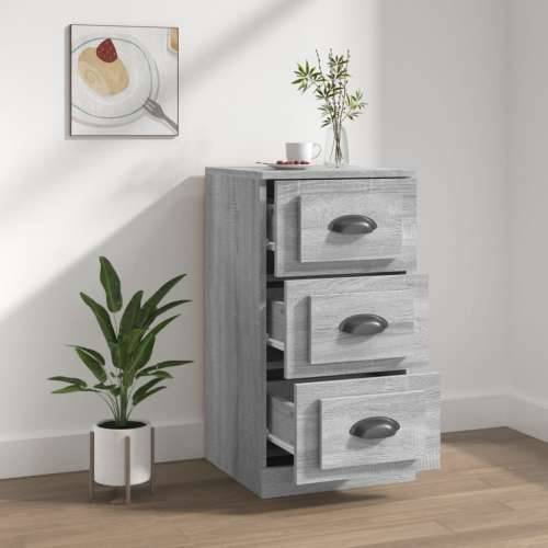 Komoda boja hrasta sonome 36x35,5x67,5 cm od konstruiranog drva - Sivi hrast sonoma 1 Cijena