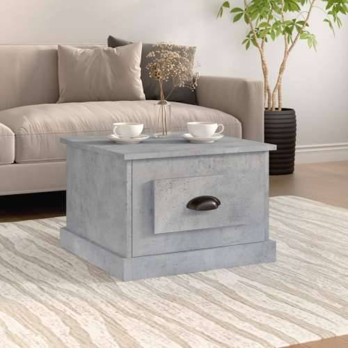 Stolić za kavu siva boja betona 50x50x35 cm konstruirano drvo - Beton siva 1 Cijena
