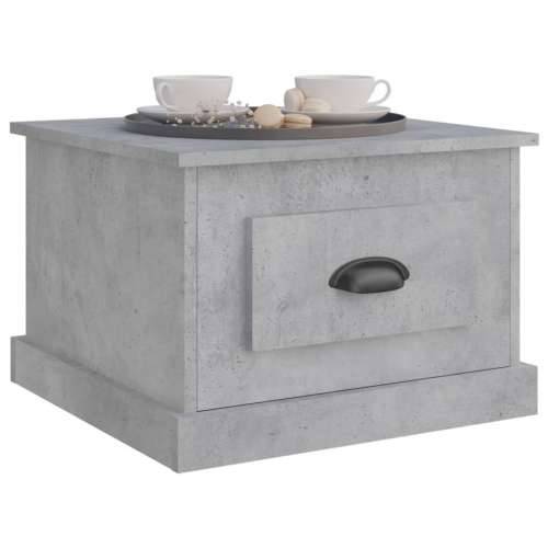 Stolić za kavu siva boja betona 50x50x35 cm konstruirano drvo - Beton siva 1 Cijena