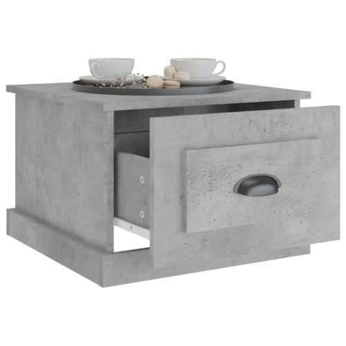 Stolić za kavu siva boja betona 50x50x35 cm konstruirano drvo - Beton siva 1 Cijena