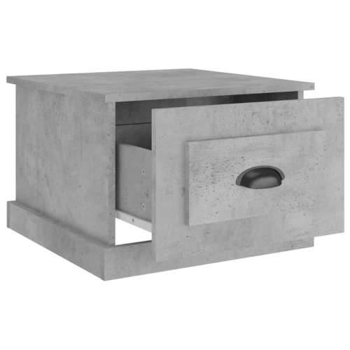 Stolić za kavu siva boja betona 50x50x35 cm konstruirano drvo - Beton siva 1 Cijena