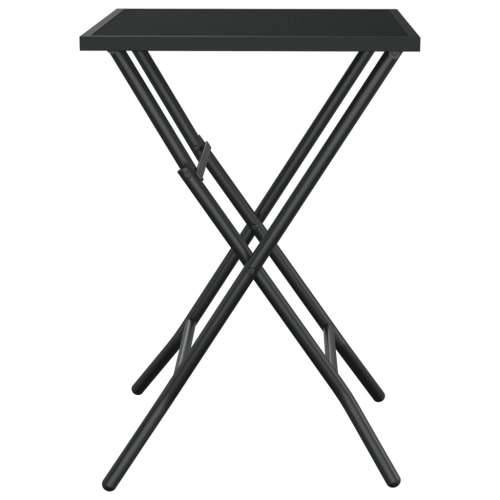 Sklopivi vrtni stol antracit 50 x 50 x 72 cm od čelične mreže - 50 x 50 x 72 cm 1 Cijena