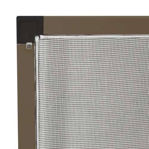Prozorski zaslon protiv insekata smeđi 80 x 100 cm - Smeđa 80 x 100 cm Cijena
