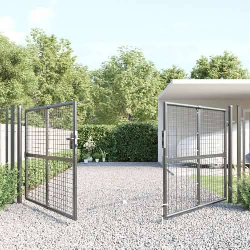 Mrežasta vrtna vrata antracit 300 x 175 cm pocinčani čelik - Antracit Cijena