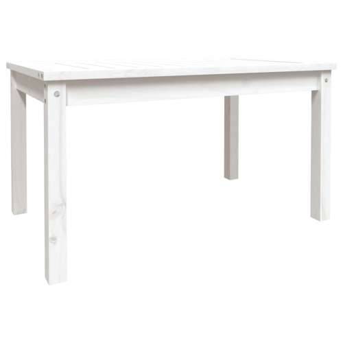 Vrtni stol bijeli 82,5 x 50,5 x 45 cm od masivne borovine - Bijela boja bora 82.5 x 50.5 x 45 cm 1 Cijena