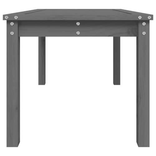 Vrtni stol sivi 82,5x50,5x45 cm od masivne borovine - Siva boja bora 82.5 x 50.5 x 45 cm 1 Cijena