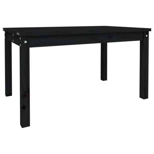 Vrtni stol crni 82,5 x 50,5 x 45 cm od masivne borovine - Crna boja bora 82.5 x 50.5 x 45 cm 1 Cijena