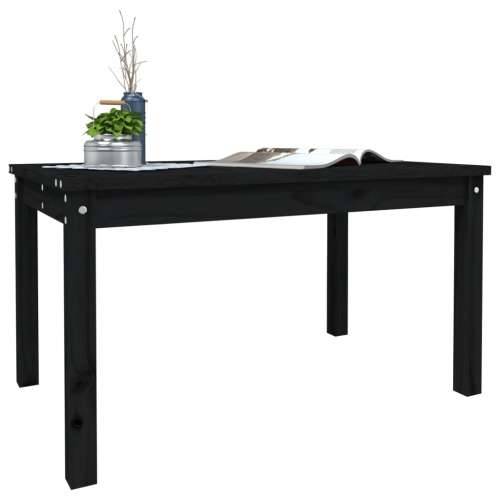 Vrtni stol crni 82,5 x 50,5 x 45 cm od masivne borovine - Crna boja bora 82.5 x 50.5 x 45 cm 1 Cijena