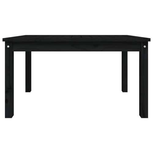 Vrtni stol crni 82,5 x 50,5 x 45 cm od masivne borovine - Crna boja bora 82.5 x 50.5 x 45 cm 1 Cijena