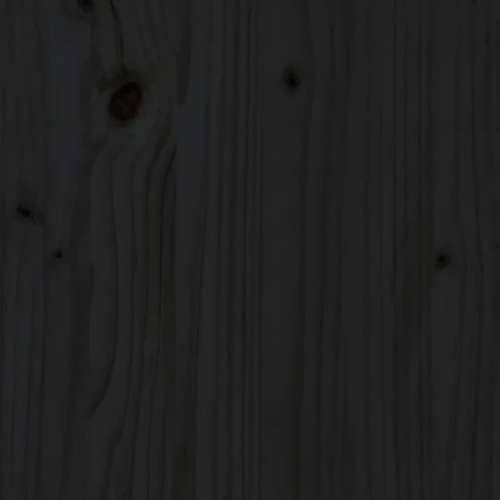 Vrtni stol crni 82,5 x 50,5 x 45 cm od masivne borovine - Crna boja bora 82.5 x 50.5 x 45 cm 1 Cijena