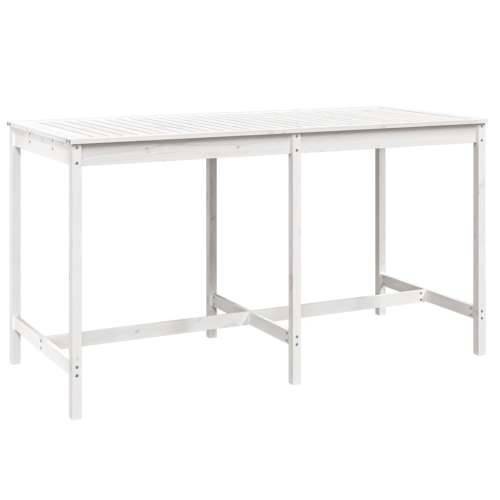 Vrtni stol bijeli 203,5 x 90 x 110 cm od masivne borovine - Bijela boja bora 203.5 x 90 x 110 cm 1 Cijena