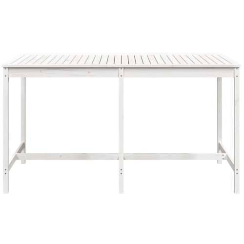 Vrtni stol bijeli 203,5 x 90 x 110 cm od masivne borovine - Bijela boja bora 203.5 x 90 x 110 cm 1 Cijena