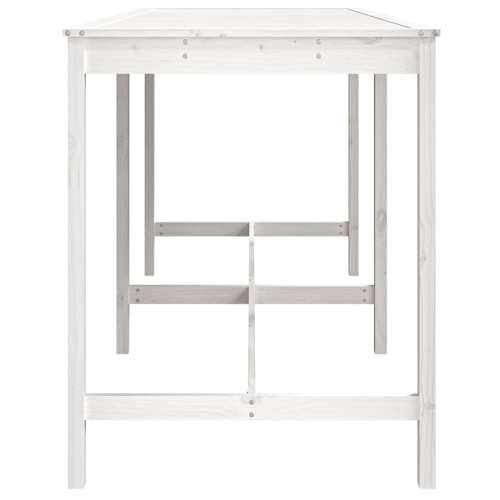 Vrtni stol bijeli 203,5 x 90 x 110 cm od masivne borovine - Bijela boja bora 203.5 x 90 x 110 cm 1 Cijena