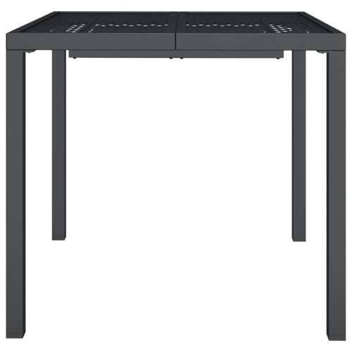 Vrtni stol antracit 80 x 80 x 72 cm čelični - 80 x 80 x 72 cm 1 Cijena