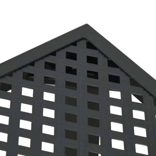 Vrtni stol antracit 80 x 80 x 72 cm čelični - 80 x 80 x 72 cm 1 Cijena