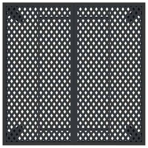 Vrtni stol antracit 100x100x72 cm čelični - 100 x 100 x 72 cm 1 Cijena