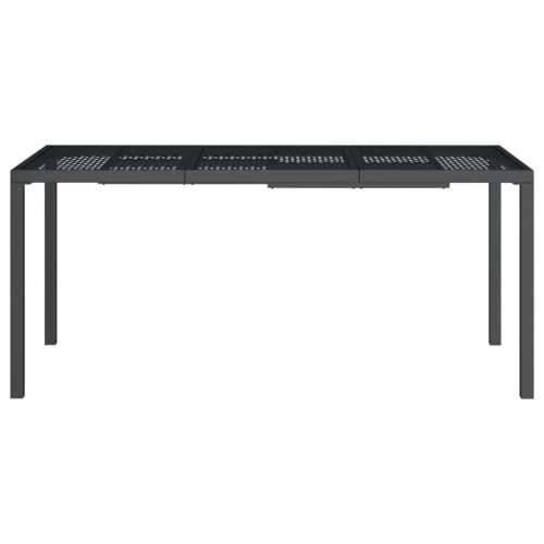 Vrtni stol antracit 165x80x72 cm čelični - 165 x 80 x 72 cm 1 Cijena