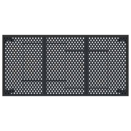 Vrtni stol antracit 165x80x72 cm čelični - 165 x 80 x 72 cm 1 Cijena