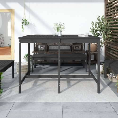 Vrtni stol sivi 159,5 x 82,5 x 110 cm od masivne borovine - Siva boja bora 159.5 x 82.5 x 110 cm 1 Cijena