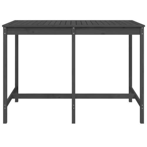 Vrtni stol sivi 159,5 x 82,5 x 110 cm od masivne borovine - Siva boja bora 159.5 x 82.5 x 110 cm 1 Cijena