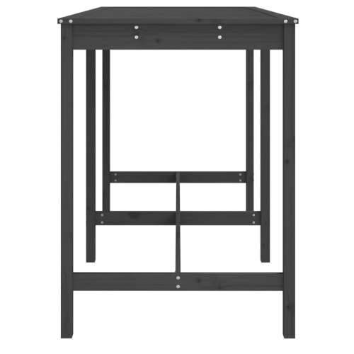 Vrtni stol sivi 159,5 x 82,5 x 110 cm od masivne borovine - Siva boja bora 159.5 x 82.5 x 110 cm 1 Cijena