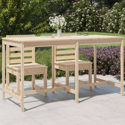 Vrtni stol 203,5x90x110 cm od masivne borovine - Prirodna boja bora 203.5 x 90 x 110 cm 1 Cijena