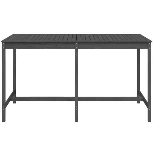 Vrtni stol sivi 203,5x90x110 cm od masivne borovine - Siva boja bora 203.5 x 90 x 110 cm 1 Cijena