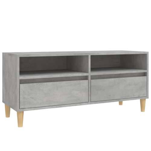 TV ormarić boja betona 100x34,5x44,5 cm od konstruiranog drva - Beton siva 1 100 cm 34.5 cm Cijena