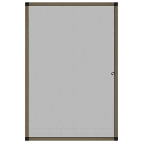Prozorski zaslon protiv insekata smeđi 80 x 120 cm - Smeđa 80 x 120 cm Cijena