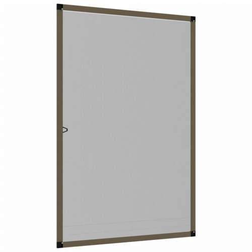 Prozorski zaslon protiv insekata smeđi 80 x 120 cm - Smeđa 80 x 120 cm Cijena
