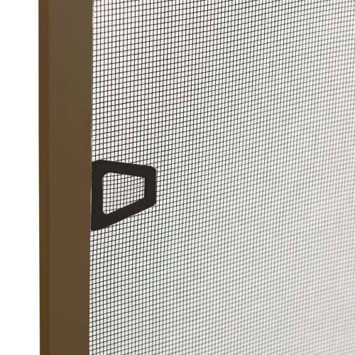 Prozorski zaslon protiv insekata smeđi 80 x 120 cm - Smeđa 80 x 120 cm Cijena