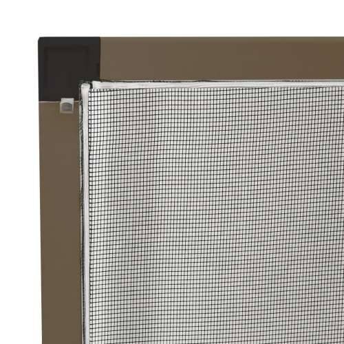 Prozorski zaslon protiv insekata smeđi 80 x 120 cm - Smeđa 80 x 120 cm Cijena